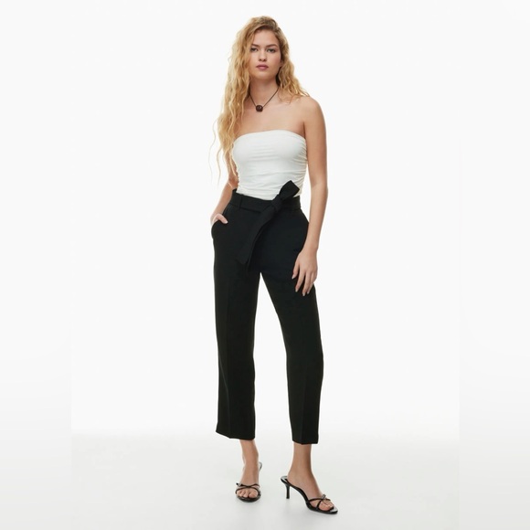 Aritzia Pants - Wilfred Tie-Front Pant Black Size 6